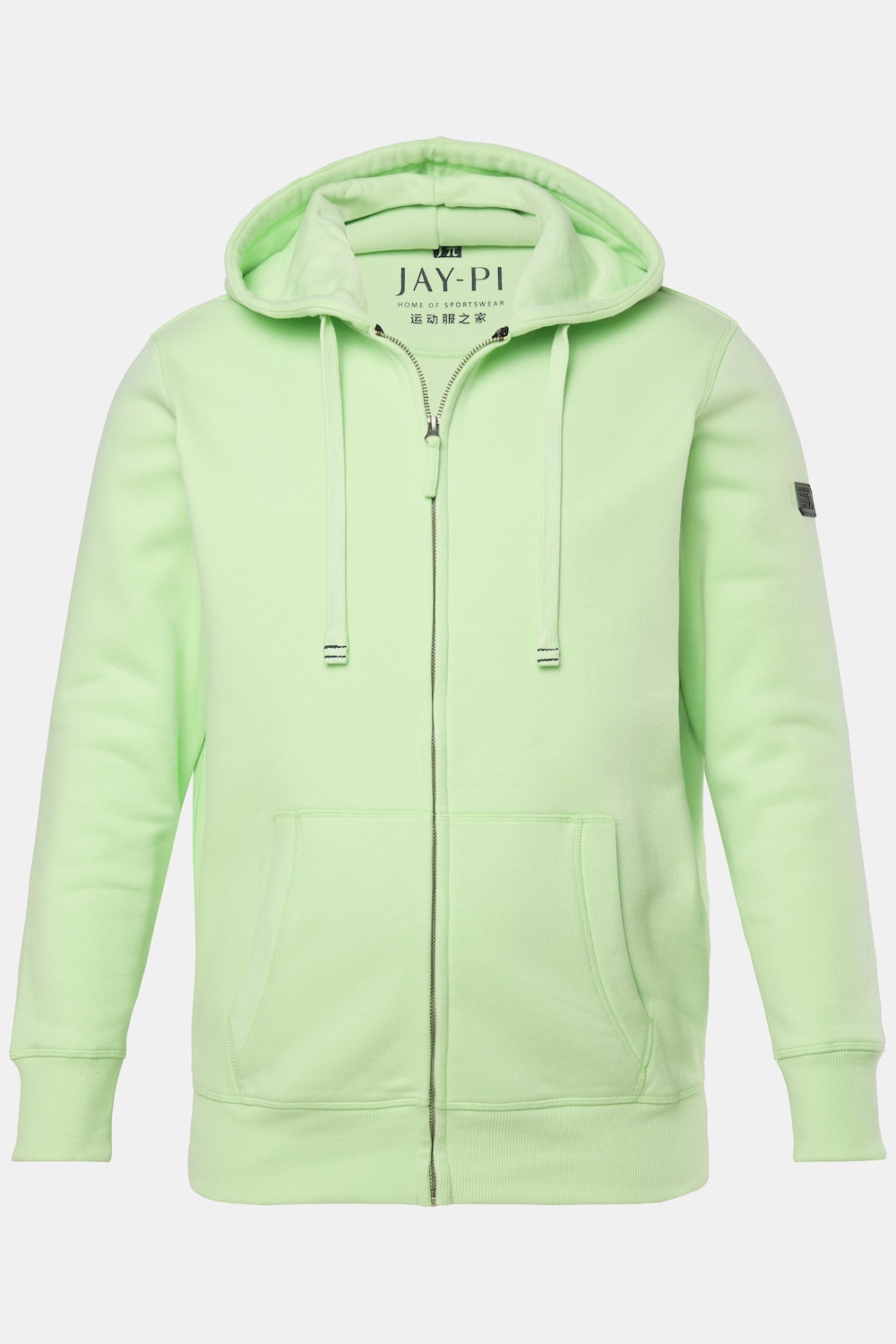 Veste à capuche, en molleton - jusqu'au 8 XL