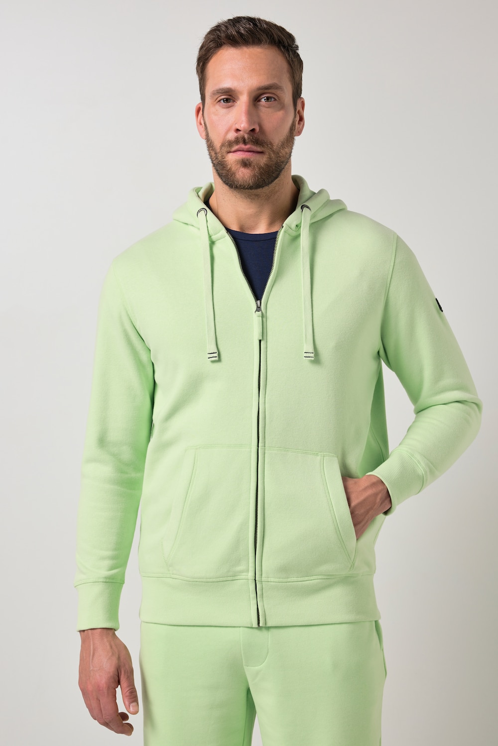 hoodie-jack, sweatstof, tot 8XL