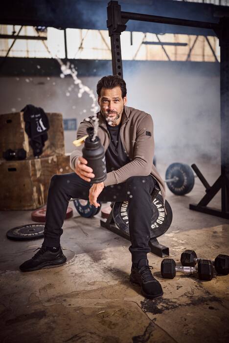 JAY-PI Sweatjacke, Fitness, Stehkragen, Zipper, bis 8 XL