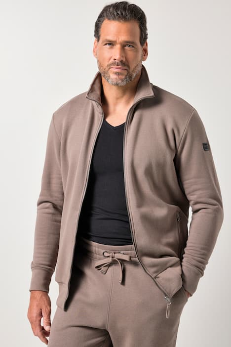 JAY-PI Sweatjacke, Fitness, Stehkragen, Zipper, bis 8 XL