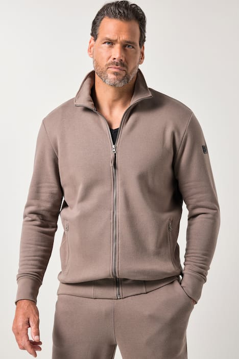 JAY-PI Sweatjacke, Fitness, Stehkragen, Zipper, bis 8 XL