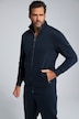 Sweatjakke med ståkrave, op til str. 8XL