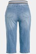 capri jeans Sophie, gestreepte elastische band, 5-pocket