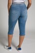 capri jeans Sophie, gestreepte elastische band, 5-pocket