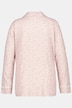 Pyjama, Blütenmuster, Piping, Reverskragen, Langarm