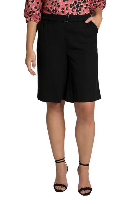 Šortky Mary, pruhy, široké nohavice, komfortní pas