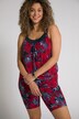 korte zwemlegging, bloemendessin, elastische band