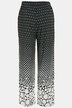 Dot Print Elastic Waist Palazzo Pants