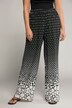 Dot Print Elastic Waist Palazzo Pants