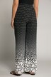 Dot Print Elastic Waist Palazzo Pants