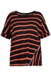 Tričko, pruhy, reflexní prvky, kulatý výstřih, krátké rukávy