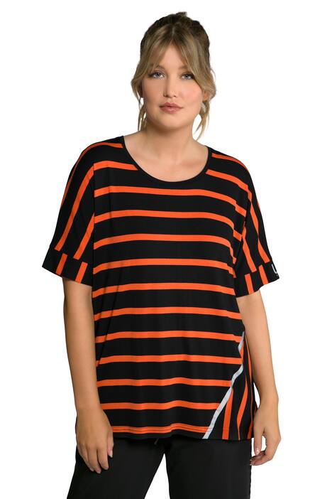 Tričko, pruhy, reflexní prvky, kulatý výstřih, krátké rukávy