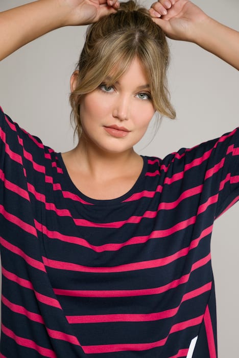 Tričko, pruhy, reflexní prvky, kulatý výstřih, krátké rukávy