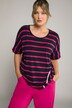 Tričko, pruhy, reflexní prvky, kulatý výstřih, krátké rukávy