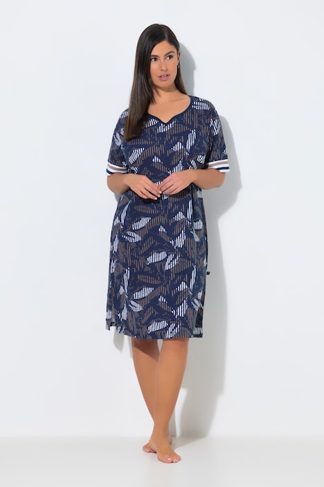 Bigshirts, 2er-Pack, Rundhals-/Herzausschnitt, Halbarm