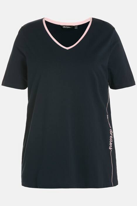 Elegant Floral Cotton Knit Pajama Set