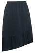 Midi sukně, volány, A střih, elastický pas, biobavlna
