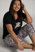 Pyjama, Zebra, Rundhals, Halbarm