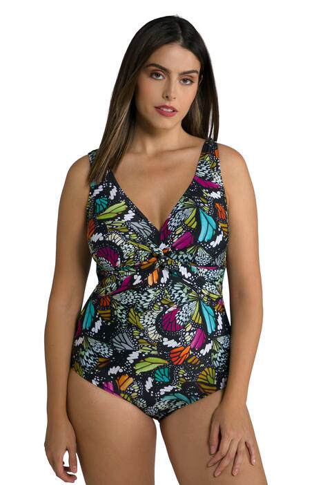 Plavky, motýl, měkké košíčky, ozdobné uzly