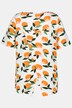 T-shirt, oranges, encolure bateau, manches courtes
