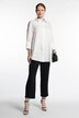 Linen Lightweight Button Front Tunic Shirt