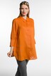 Leinenbluse, A-Linie, Hemdkragen,3/4-Arm