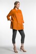 Leinenbluse, A-Linie, Hemdkragen,3/4-Arm