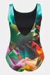 Abstract Palm Print Front Lined Swimsuit