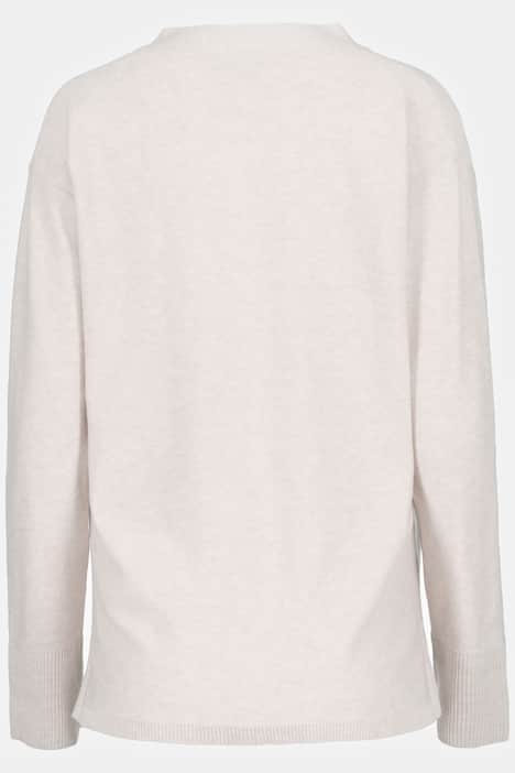 Pullover, V-Ausschnitt, Langarm, Feinstrick