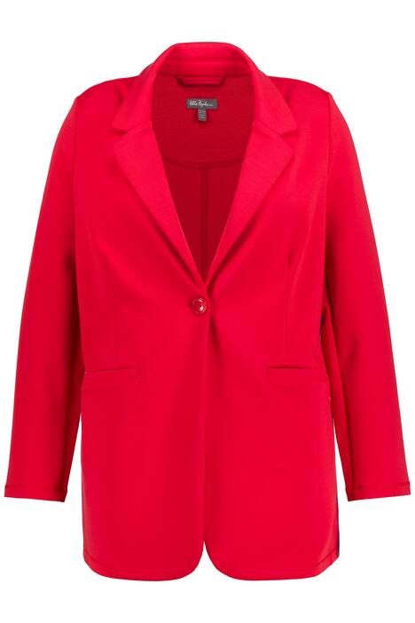 Dlouhý blejzr, žerzej, klopový límec, knoflíky