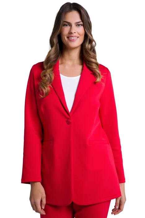 Dlouhý blejzr, žerzej, klopový límec, knoflíky