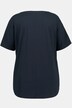 T-Shirt, Sonne, Oversized, Rundhals, Fledermaus-Halbarm
