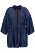 Lyocellové kimono, džínový vzhled, vázací pásek, 3/4 rukávy