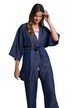 Lyocellové kimono, džínový vzhled, vázací pásek, 3/4 rukávy