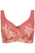 Odlehčující podprsenka, Paisley vzor, bez kostic, košíčky C/D