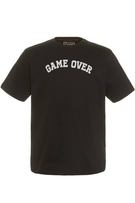 Tričko STHUGE, Game Over, kulatý výstřih, krátké rukávy, do 8XL