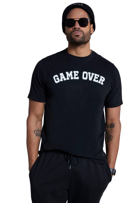 Tričko STHUGE, Game Over, kulatý výstřih, krátké rukávy, do 8XL