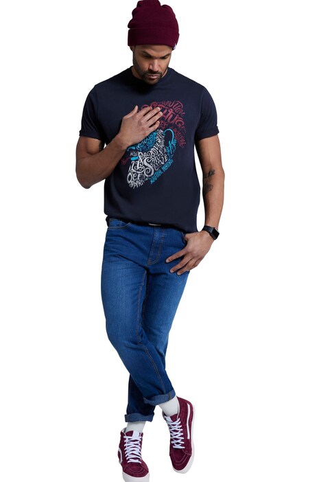 Tričko, Sailor, kulatý výstřih, krátké rukávy, do 8XL