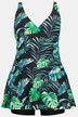 Badekleid mit integrierter Pantie, Dschungeldruck, Softcups