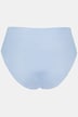 Piped Accent Sheer Lace Inset Stretch Microfiber Panty