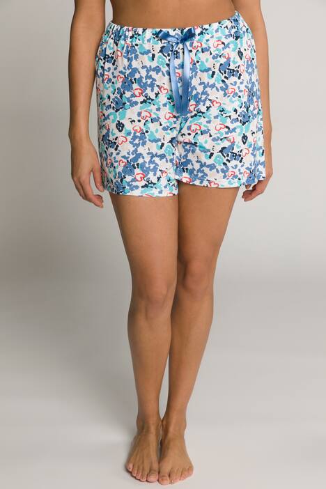 Sovshorts, 2-pack, enfärgade/leomönstrade, resårlinning