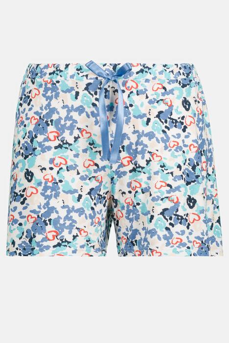 Sovshorts, 2-pack, enfärgade/leomönstrade, resårlinning