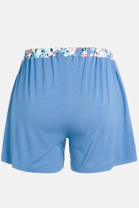 Sovshorts, 2-pack, enfärgade/leomönstrade, resårlinning