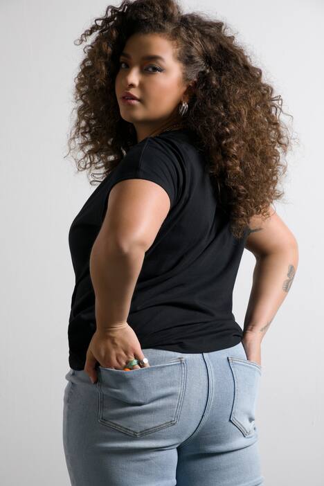 T-Shirt, oversized, Rundhals