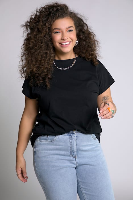 T-Shirt, oversized, Rundhals