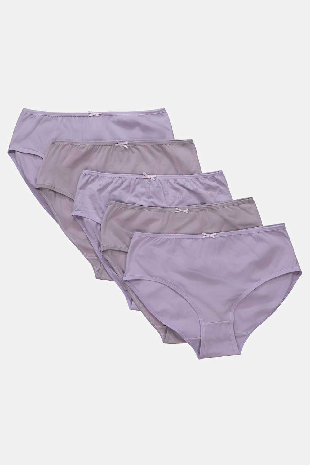 slips, set van 5, Love/eenkleurig, love/eenkleurig