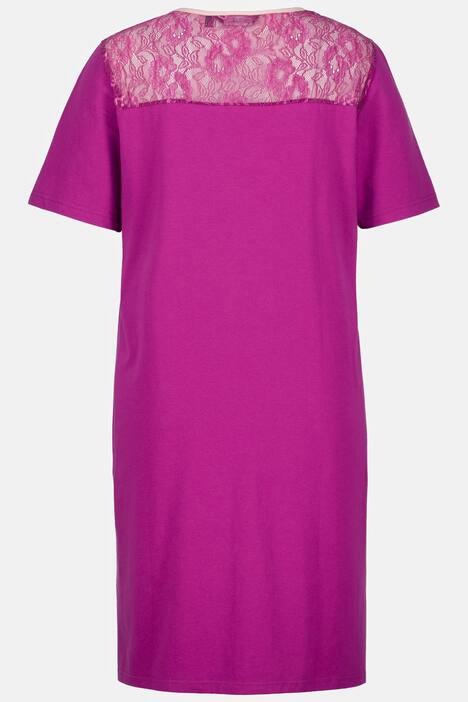 Koszule nocne, dwupak, kwiaty/gładkie, bez rękawów/krótki rękaw