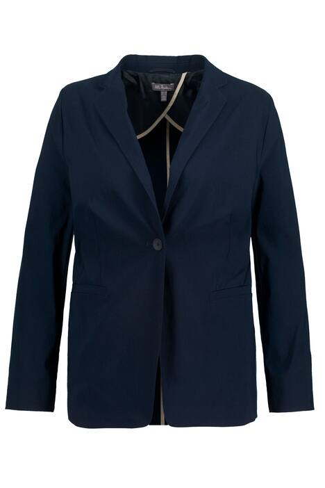 Bengalínový blejzr, klopový límec, částečná podšívka, streč