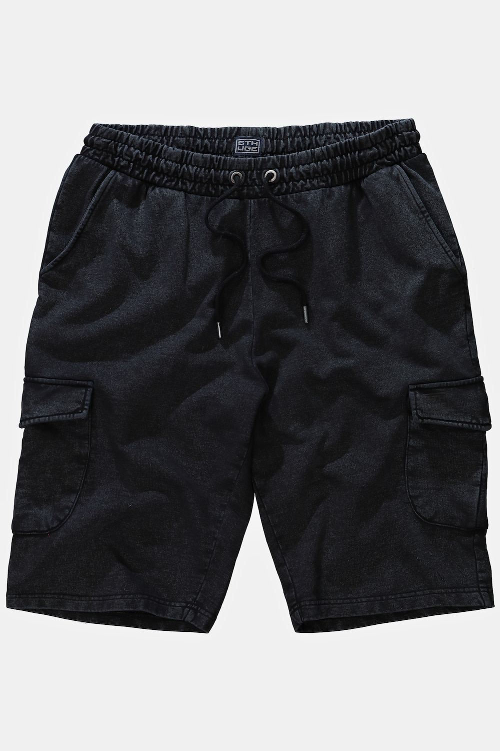 Plus Size STHUGE Cargo Bermuda Shorts, Woman, black, size: 5XL, cotton/polyester, STHUGE