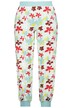 Pyžamové kalhoty, květinový vzor, kapsy